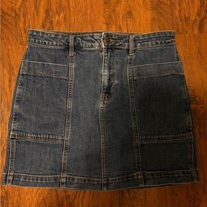Old Navy Denim Panel Mini Skirt - Blue